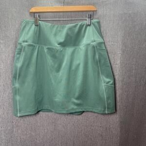 Lands' End Women's S (6- 8) Green Skort Pockets Comfort